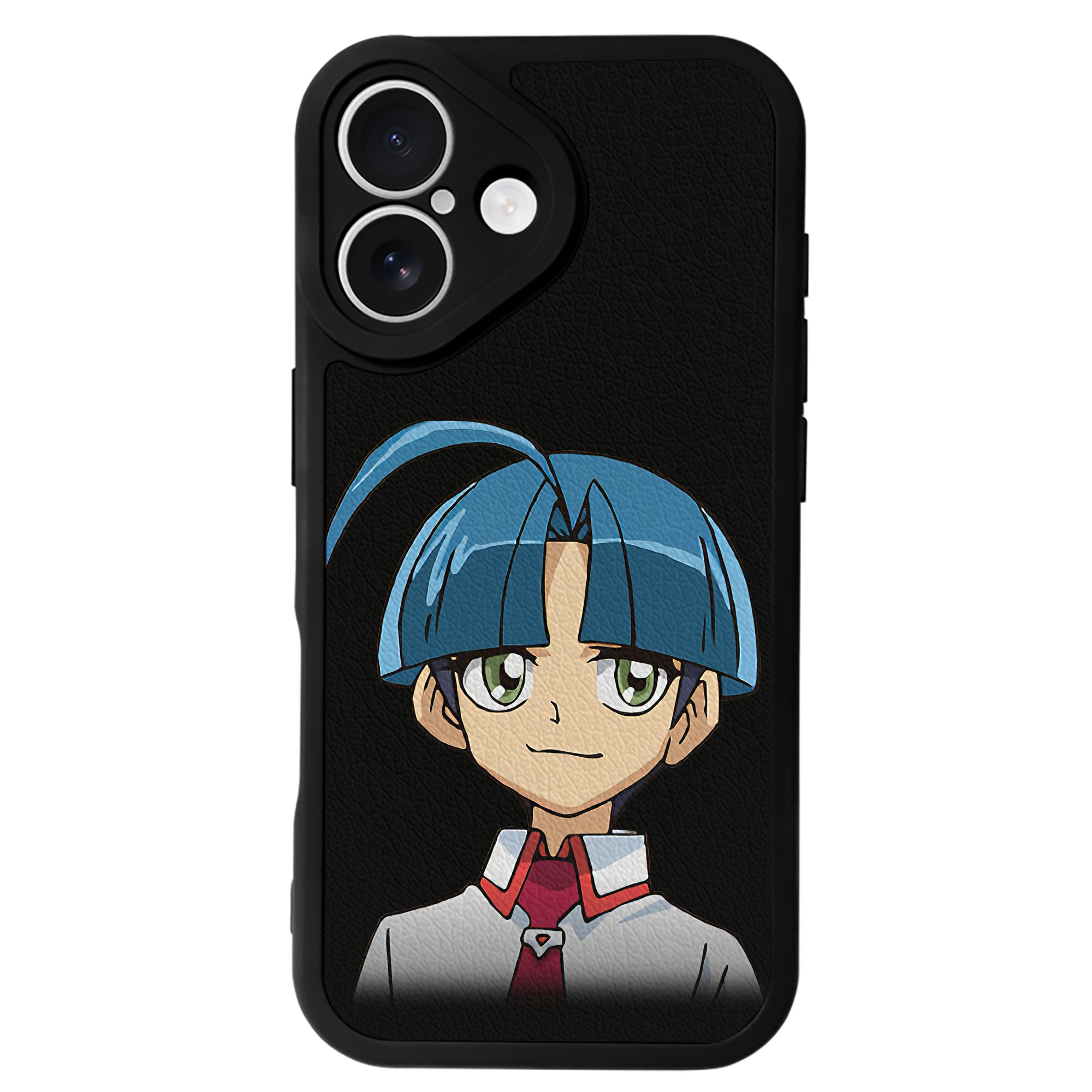 （画像用） 遊☆戯☆王 Yu-Gi-Oh! 【iPhone 16シリーズ対応】シリコンスマホケース（レザー調） 材質：シリコン